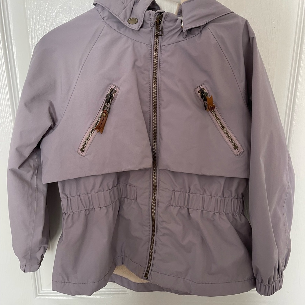 Kids Purple Hooded Jacket